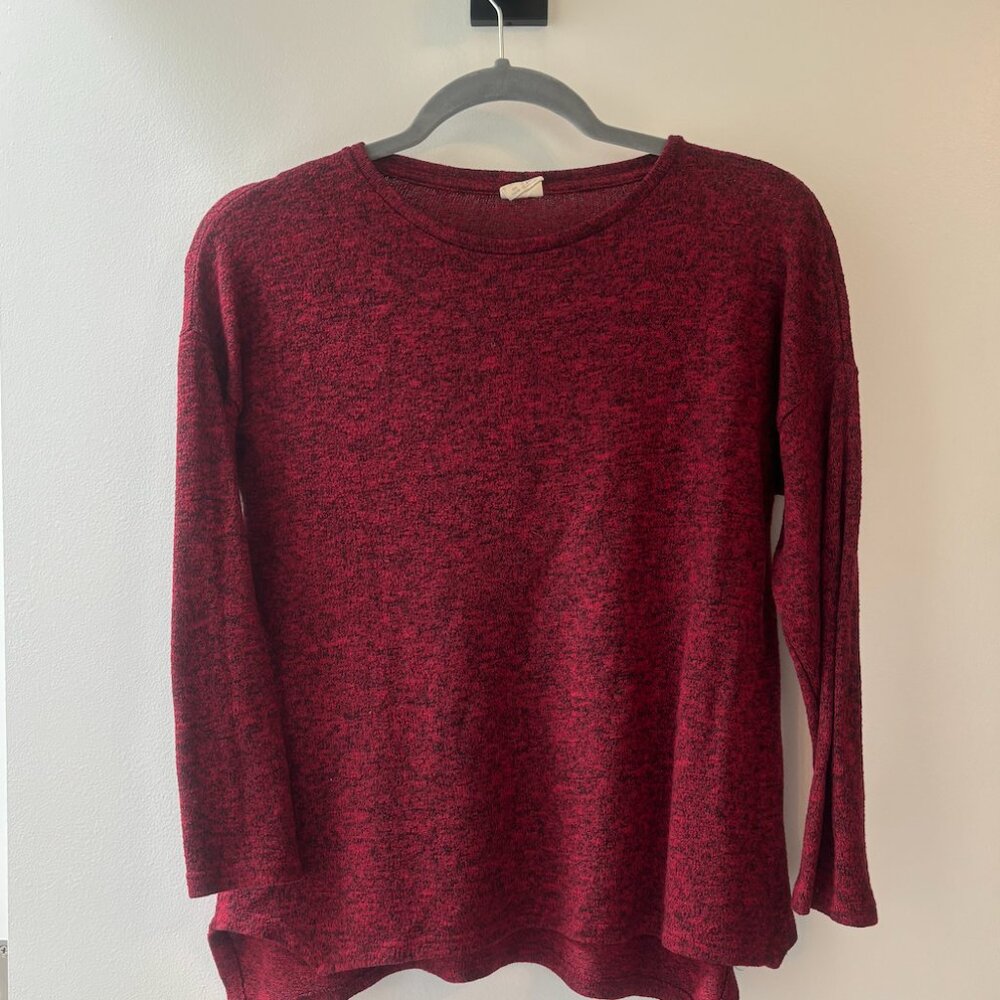 Zara Girls Red Comfy Sweater, Size 9-10